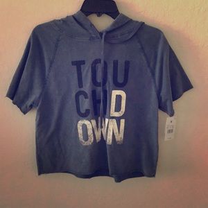 Touchdown Crop Hoodie